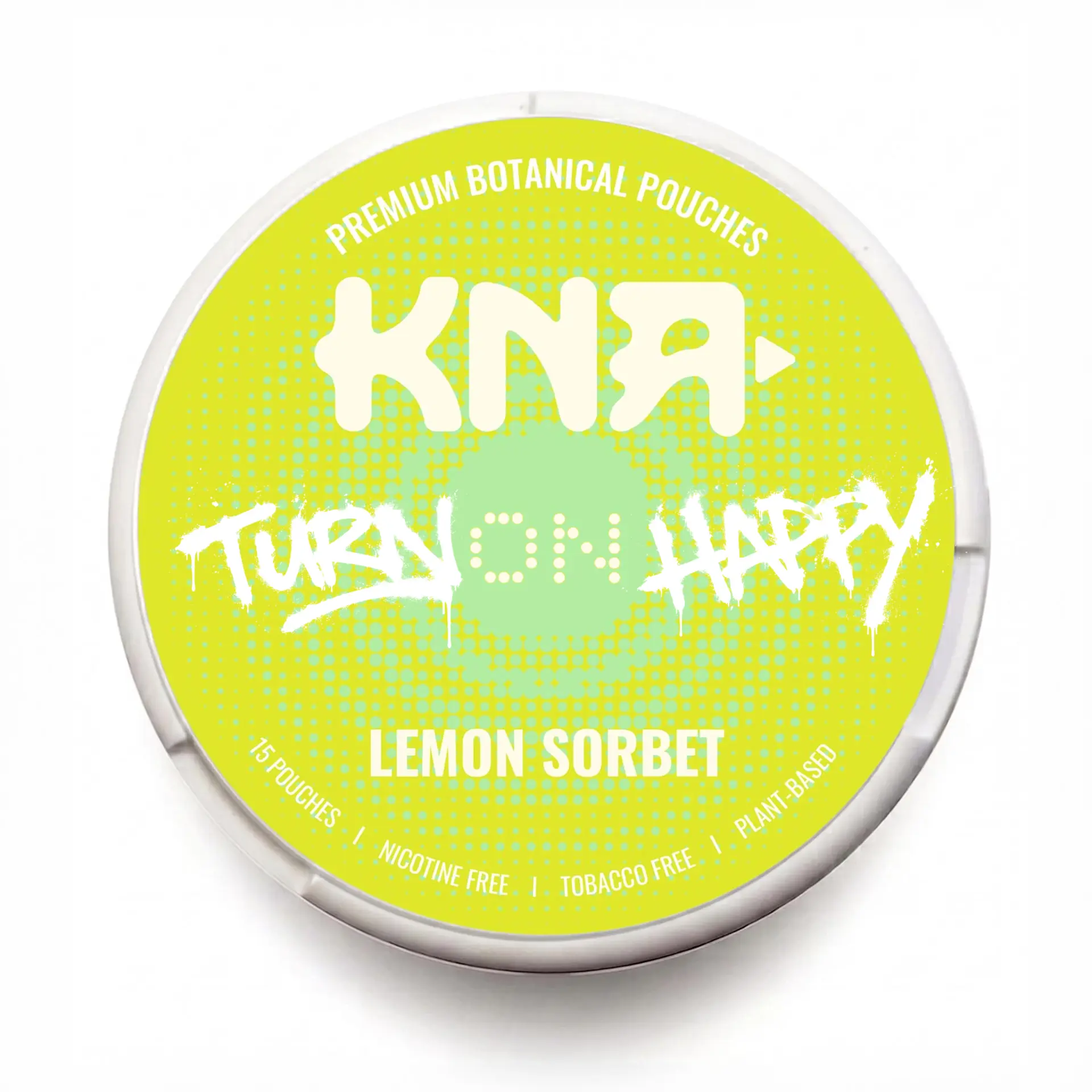 KNA Lemon Sorbet tin lid artwork