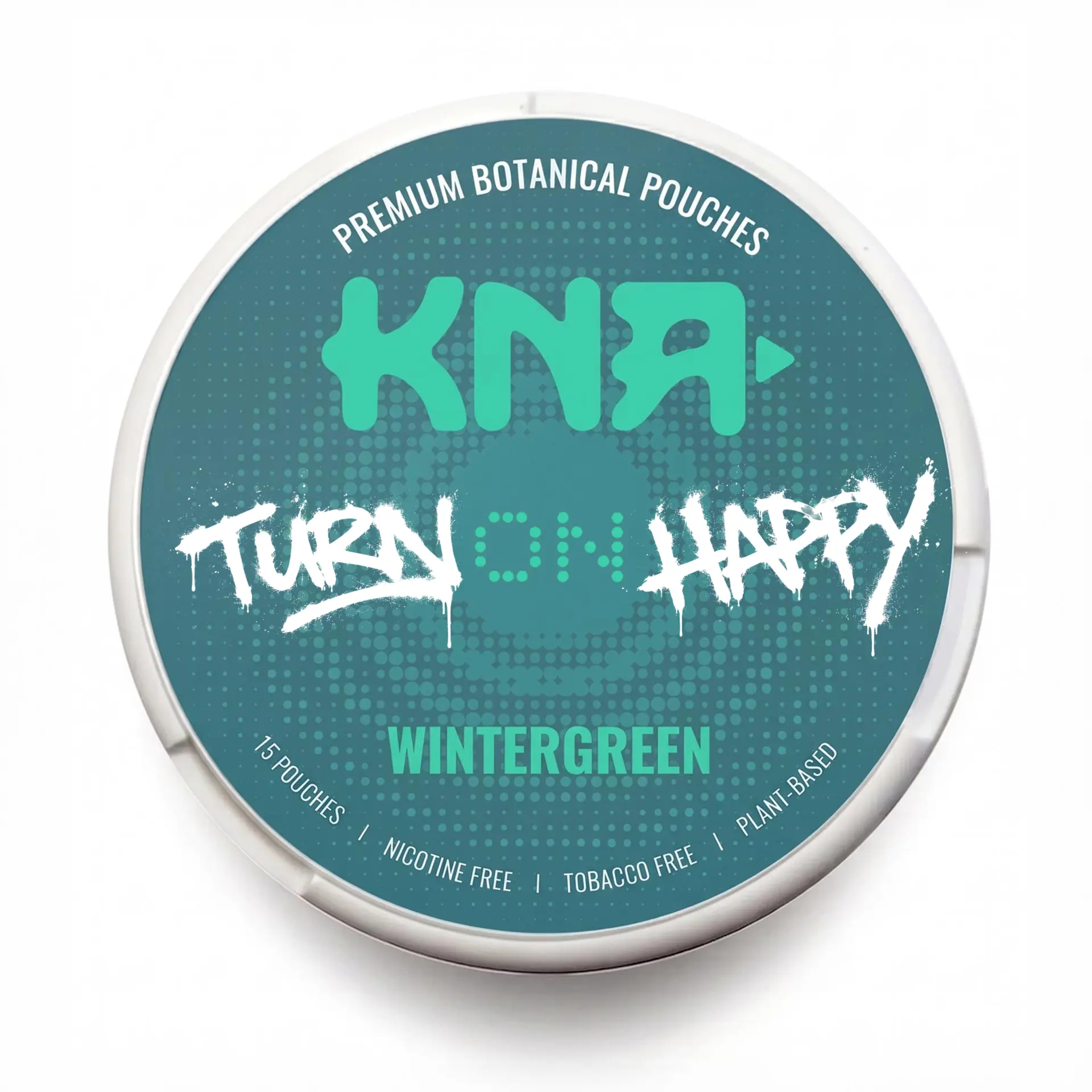 KNA Wintergreen tin lid artwork